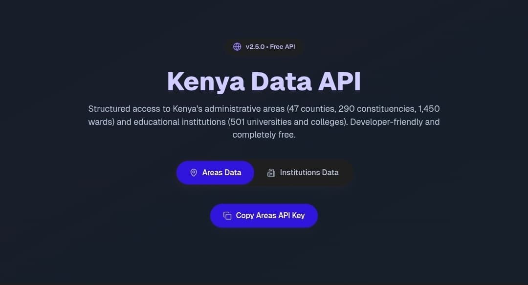 Kenya Area Data project thumbnail